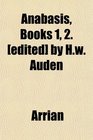 Anabasis Books 1 2  by Hw Auden