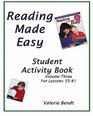 Reading Made Easy Student Activity Book Three A student workbook for Reading Made Easy