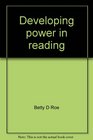 Developing power in reading