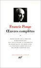 Francis Ponge  Oeuvres compltes tome 2