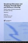 Vocational Education and Training through Open and Distance Learning World review of distance education and open learning Volume 5