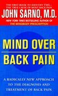 Mind over Back Pain A Radically New Approach to the Diagnosis and Treatment of Back Pain
