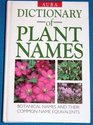 Hamlyn AZ of Plant Names