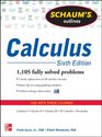 Schaum's Outline of Calculus 6th Edition