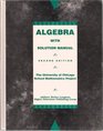 ALGEBRA WITH SOLUTION MANUAL