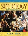 Sociology A Brief Introduction Value Package