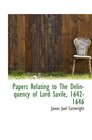 Papers Relating to The Delinquency of Lord Savile 16421646