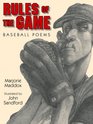 Rules of the Game Baseball Poems