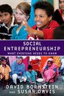 Social Entrepreneurship What Everyone Needs to Know