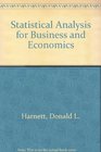 Statistical Analysis for Business and Economics