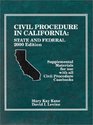 Civil Procedure in California State and Federal
