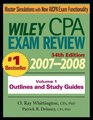Wiley CPA Examination Review 20072008 Outlines and Study Guides