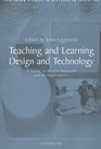 Teaching and Learning Design and Technology A Guide to Recent Research and its Applications