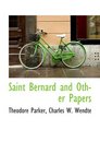 Saint Bernard and Other Papers