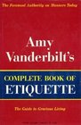 Amy Vanderbilt's Complete Book of Etiquette