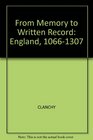 From Memory to Written Record England 10661307