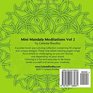 Mini Mandala Meditations Volume 2 For Calm on the Go