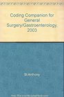 Coding Companion for General Surgery 2003