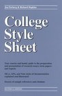 College Style Sheet 2nd US edition