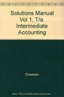 Solutions Manual Vol 1 T/a Intermediate Accounting