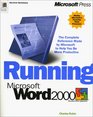 Running Microsoft  Word 2000
