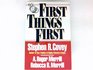 First Things First 5 7 Habits c