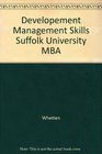 Developement Management Skills Suffolk University MBA