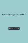 Method and Meaning in Polls and Surveys
