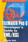 FileMaker Pro 6 Developer's Guide to XML/XSL