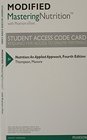 Nutrition An Applied Approach  Modified MasteringNutrition with MyDietAnalysis with Pearson eText  ValuePack Access Card  for Nutrition An Applied Approach Package