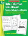 DataCollection MiniBooks Science Math and Social Studies 15 Interactive MiniBooks With Lessons That Help Children Collect and Record Information  Area Knowledge