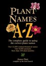 Plant Names AZ