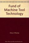 Fund of Machine Tool Technology