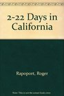 2 To 22 Days in California The Itinerary Planner/1994