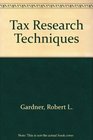 Tax Research Techniques