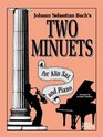 Bach's Two Minuets For Alto Sax  Piano