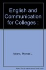 English and Communication for Colleges