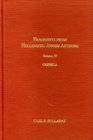 Fragments from Hellenistic Jewish Authors Volume IV Orphica