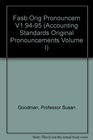 Original Pronouncements Accounting Standards 1994/95 As of June 1 1994