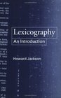 Lexicography An Introduction