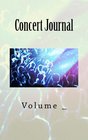 Concert Journal Rock Concert Cover