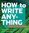 How to Write Anything with Readings A Guide and Reference