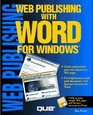 Web Publishing With Word for Windows/Book and Disks