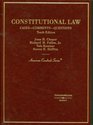 Constitutional Law Cases  Comments  Questions