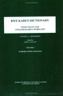 Bwe Karen Dictionary