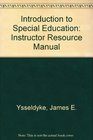 Introduction to Special Education Instructor Resource Manual