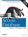 Access Database Design  Programming