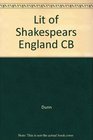 The Literature of Shakespeare's England