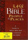 3458 Bible People and Places