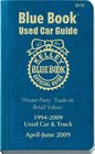 Kelley Blue Book April  June 2009 Used Car Guide Consumer Edition